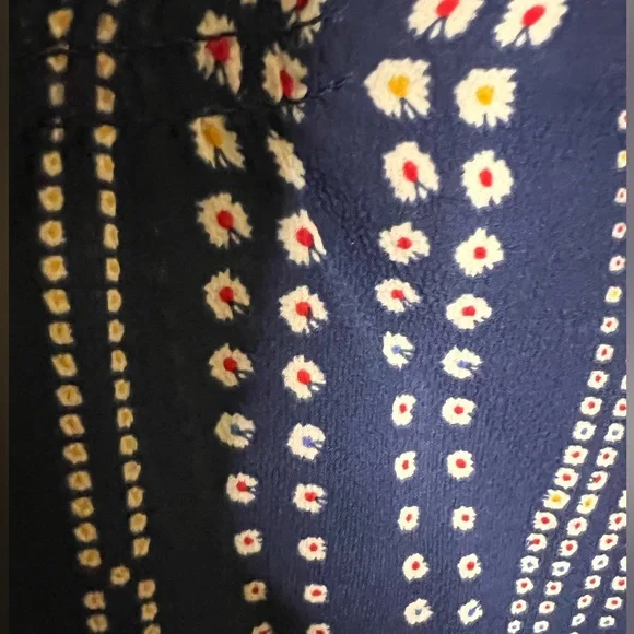 Talbot keyhole flower pattern short sleeve shirt Size L - Picture 7 of 7